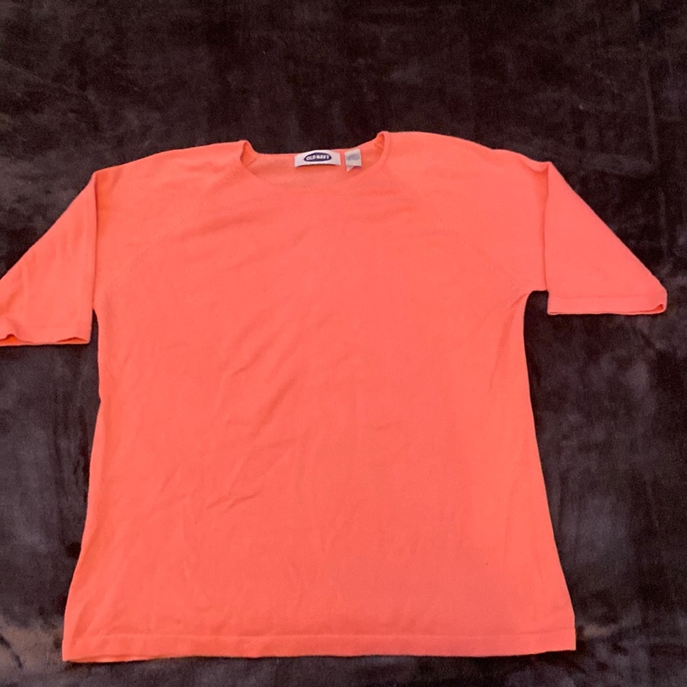 Peach color sweater shirt